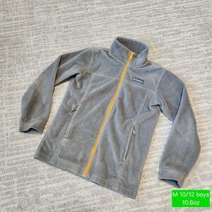 Columbia Kids' Steens Mountain II Fleece zip-up jacket gray  M 10/12